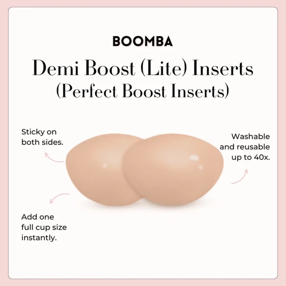 BOOMBA Demi Boost (Lite) Inserts (Perfect Boost Inserts) - Beige Size C